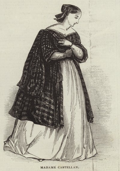 Madame Castellan (incisione) da English School
