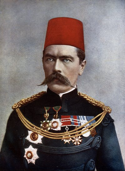 Maggiore-Generale Lord Horatio Herbert Kitchener di Khartoum e di Broome, illustrazione da 