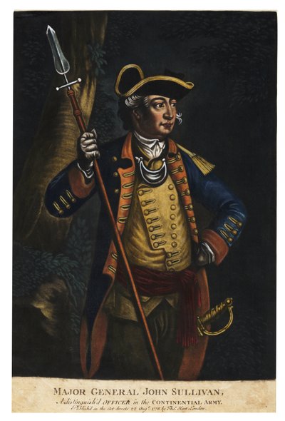 Maggior Generale John Sullivan, 1776 da English School