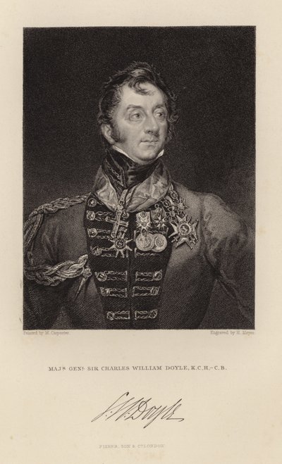 Generale Maggiore Sir Charles William Doyle da English School