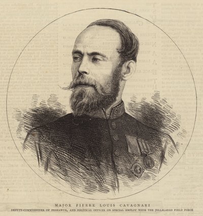 Maggiore Pierre Louis Cavagnari da English School