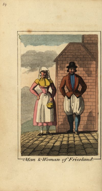 Uomo e donna della Frisia, Olanda da English School