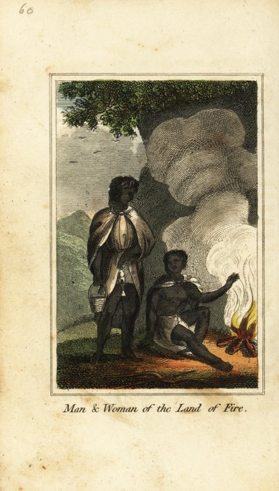 Uomo e donna della Terra del Fuoco da English School