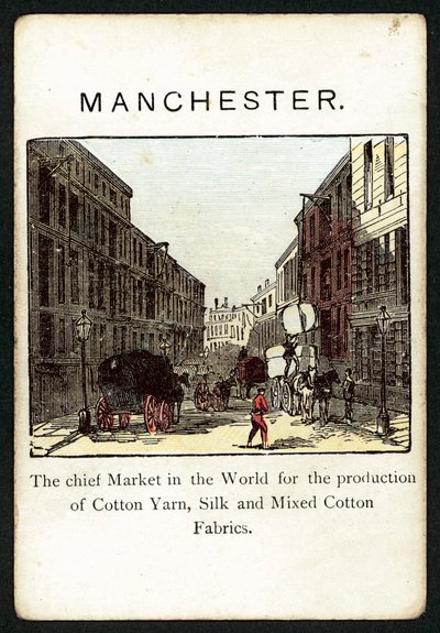 Manchester (litografia a colori) da English School