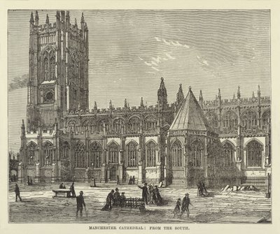 Cattedrale di Manchester da sud da English School