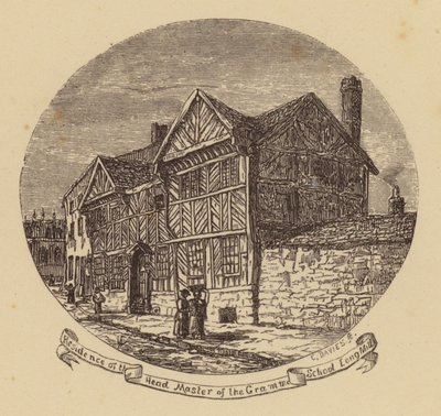 Manchester: Residenza del preside della scuola di grammatica, Long Mill da English School