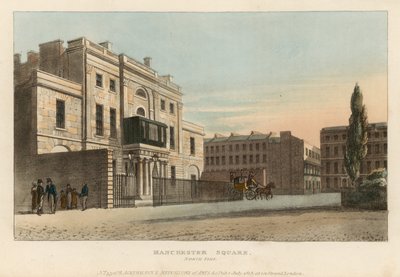 Manchester Square, lato nord da English School