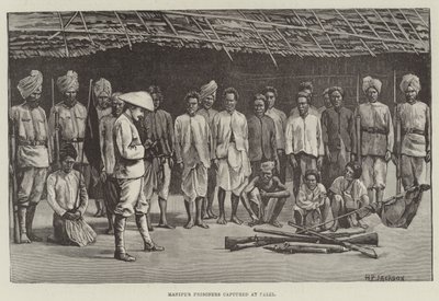 Prigionieri di Manipur catturati a Palel da English School