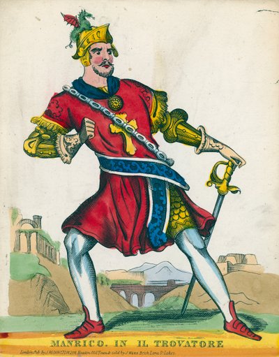 Manrico in Il Trovatore da English School