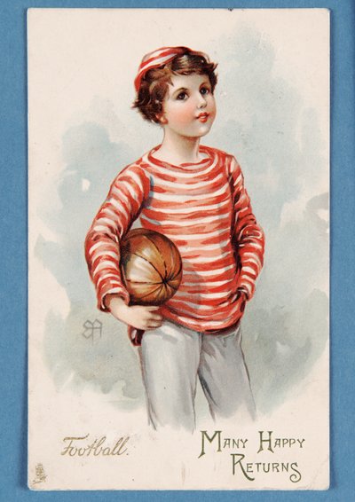 Tanti Auguri, cartolina di compleanno, 1909 da English School