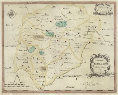 Mappa di Rutland da English School
