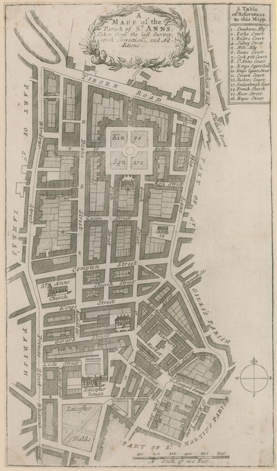 Mappa della parrocchia di Sant
