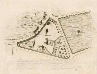 Mappa della parrocchia di St Giles in the Fields, Londra da English School