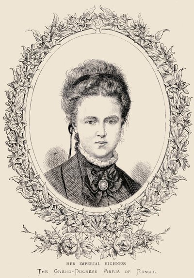 Maria Alexandrovna (1853-1920) Sua Altezza Imperiale La Granduchessa di Russia da English School