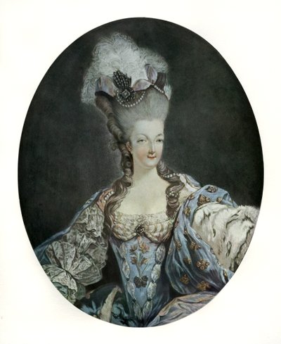 Maria Antonietta, regina di Francia (stampa) da English School