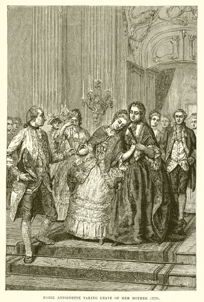 Maria Antonietta saluta sua madre da English School