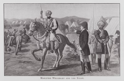 Marchese Wellesley e il Nizam da English School