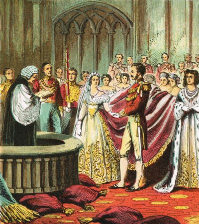Matrimonio della Regina Vittoria da English School