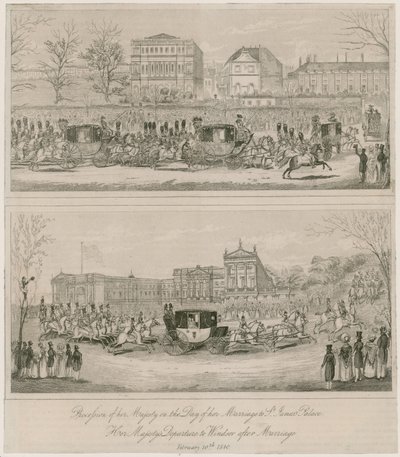 Matrimonio della Regina Vittoria e del Principe Alberto, 10 febbraio 1840 da English School