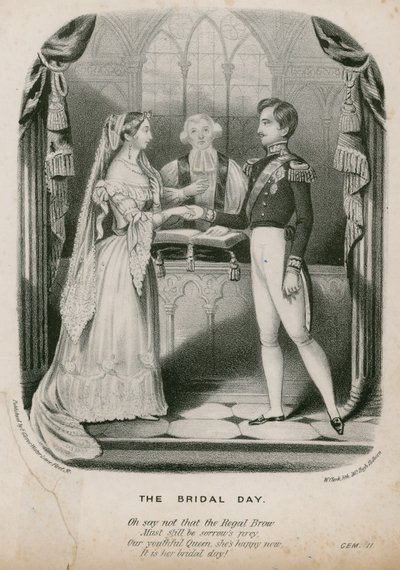 Matrimonio della Regina Vittoria e del Principe Alberto, 10 febbraio 1840 da English School