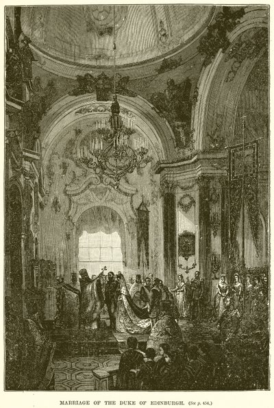 Matrimonio del Duca di Edimburgo da English School