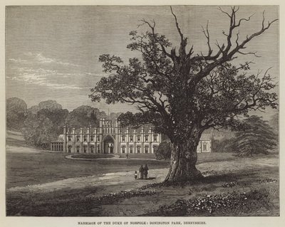 Matrimonio del Duca di Norfolk, Donington Park, Derbyshire da English School