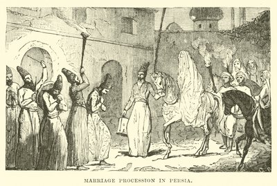Processione nuziale in Persia da English School