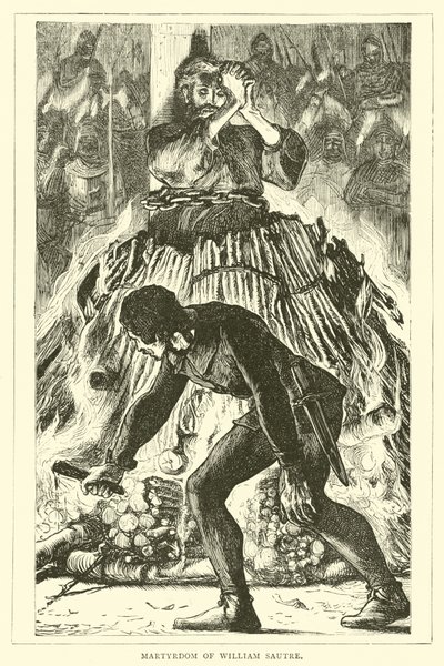 Martirio di William Sautre da English School