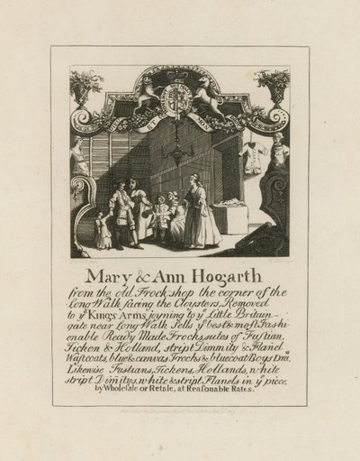 Mary e Ann Hogarth da English School
