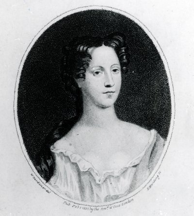 Mary Burwell, moglie di Robert Walpole, stampa realizzata da W. Gardiner, 1802 (incisione) da English School