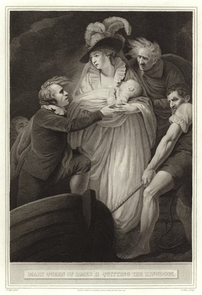 Maria, regina di Giacomo II, lascia il regno da English School