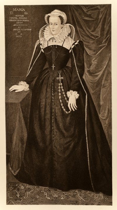 Maria Stuarda (1542-1587), da James I e VI, stampato da Manzi Joyant & Co. Parigi, 1904 da English School