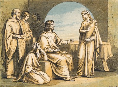 Maria ai piedi di Gesù da English School