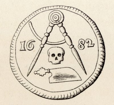 Sigillo massonico dei carpentieri di Maastricht, datato 1682, da 