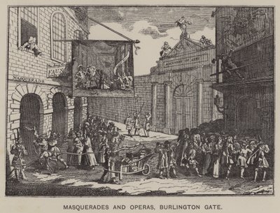 Mascherate e opere, Burlington Gate da English School