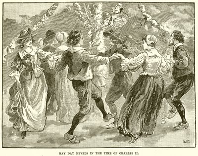 Feste del Primo Maggio al tempo di Carlo II da English School