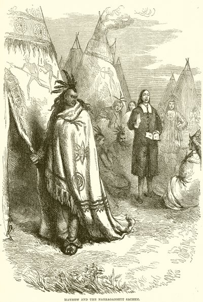 Mayhew e il sachem dei Narragansett da English School