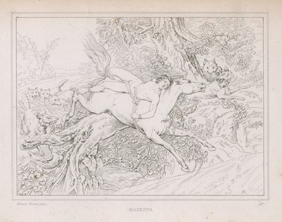 Mazeppa, basato sul poema di Lord Byron da English School