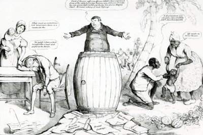 Il foglio mensile delle caricature di McLean, o lo specchio, pubblicato da Thomas McLean, stampa di Robert Seymour, 1832 da English School
