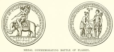 Medaglia commemorativa della battaglia di Plassey da English School