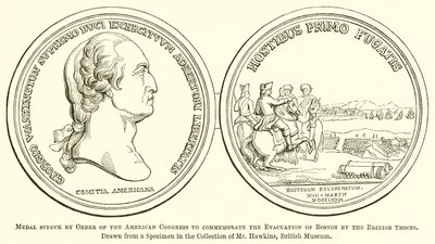 Medaglia coniata per ordine del Congresso americano per commemorare l