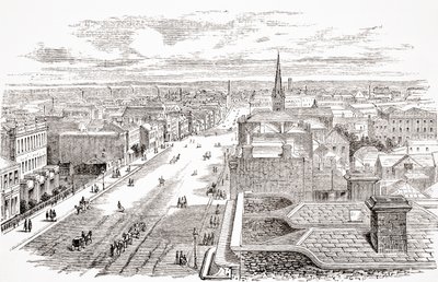 Melbourne, Australia, da The Gallery of Geography di Rev. Thomas Milner, pubblicato c.1880 da English School
