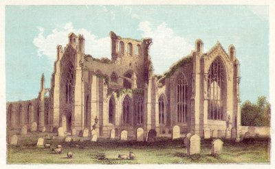 Abbazia di Melrose da English School