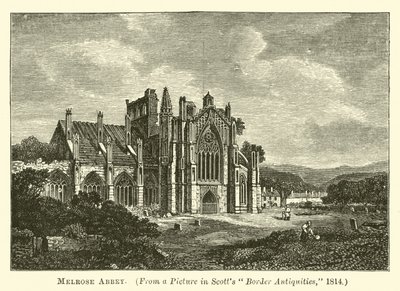 Abbazia di Melrose da English School