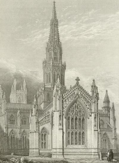 Abbazia di Melrose, restaurata da English School