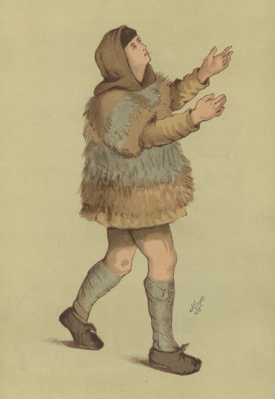 Costume maschile del regno di Guglielmo I da English School