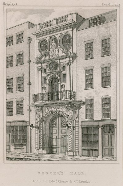Mercers Hall, Cheapside, Londra da English School