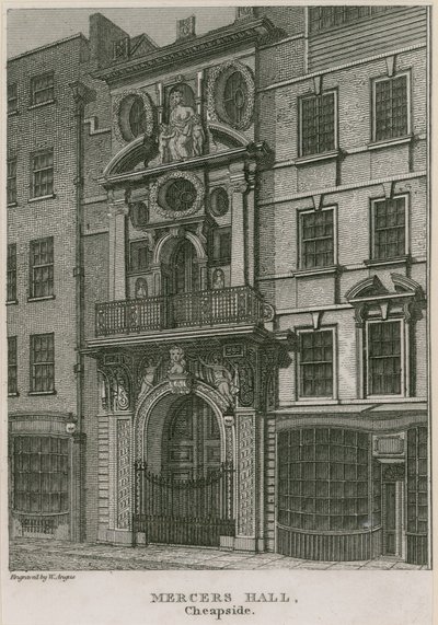 Mercers Hall, Cheapside, Londra da English School
