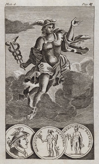 Mercurio (incisione) da English School