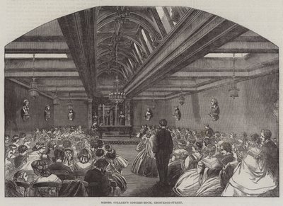Sala da concerto dei signori Collard, Grosvenor-Street da English School
